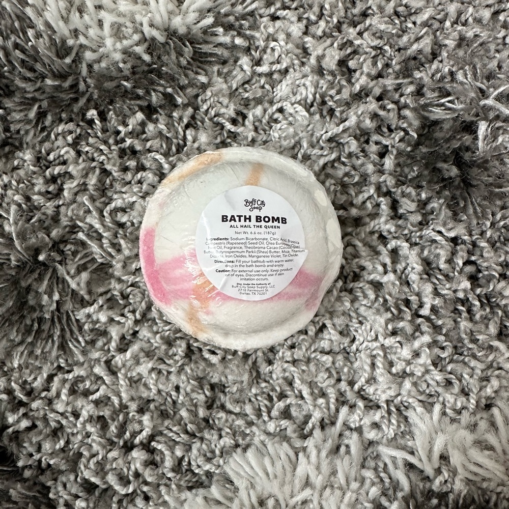 Buff City Soap all hail the queen bath bomb